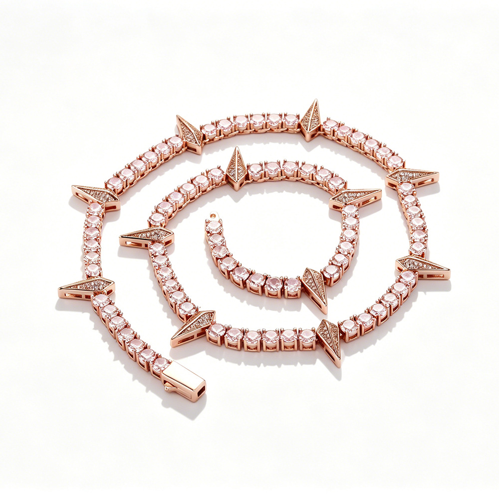 Street Fashion Mood - 4MM Iced Out Tennis Chain Black