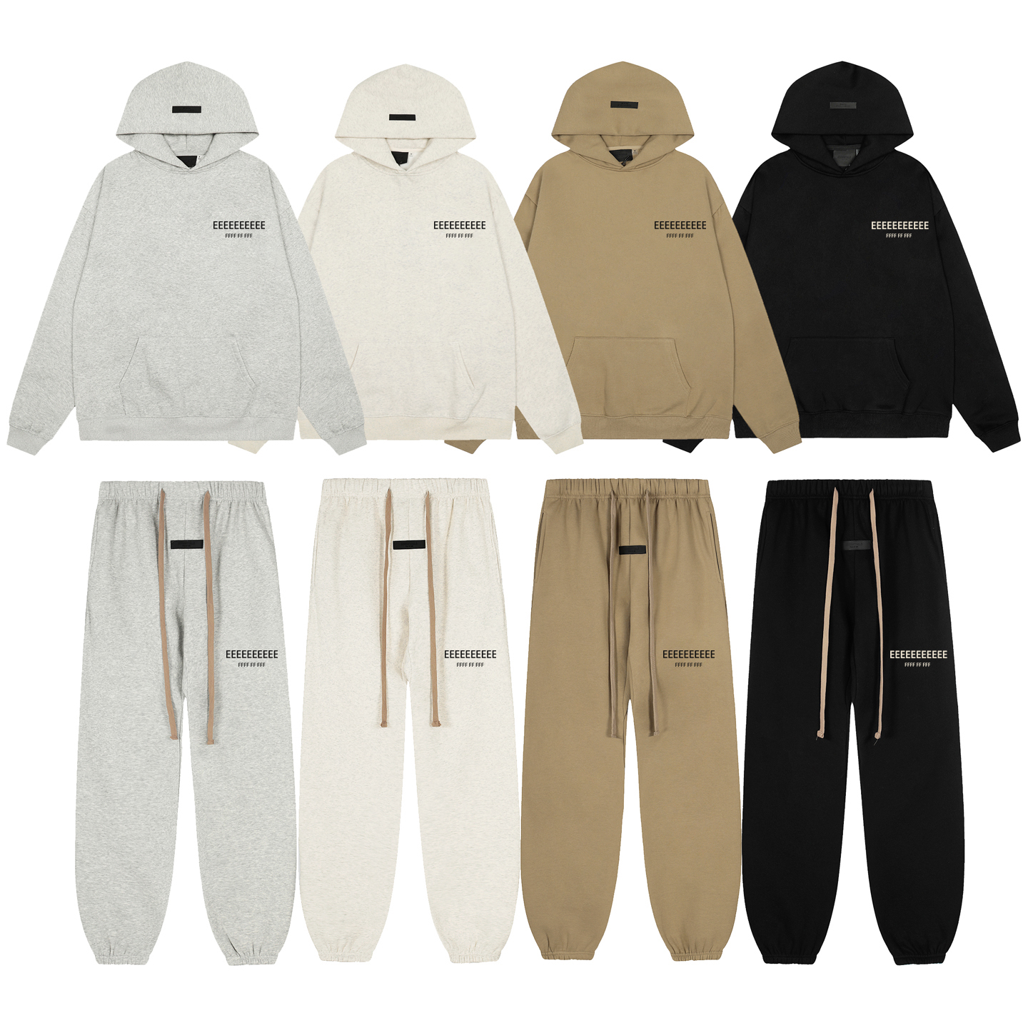 Street Fashion China - Fashion Double-Line Matching Set Men's Drawstring