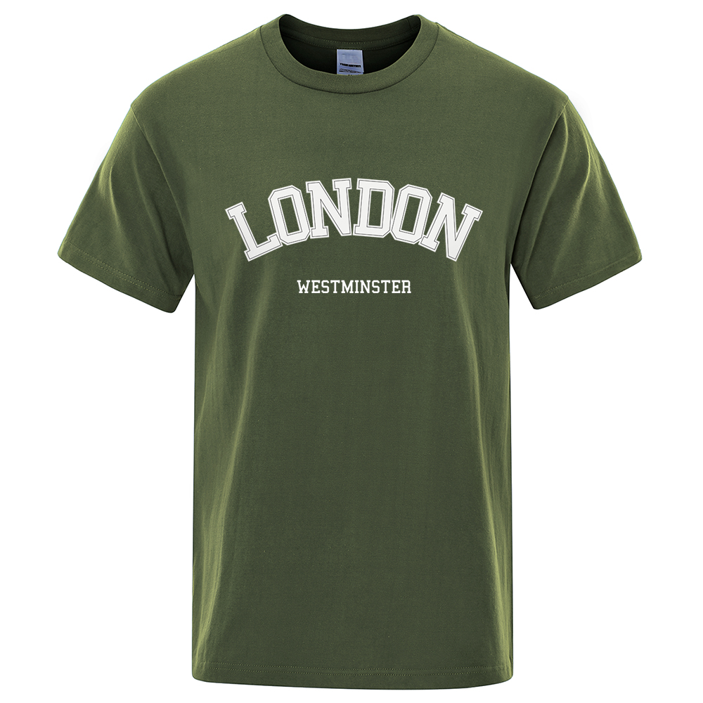 Street Fashion London - London Westminster Street Letter Tops Mens