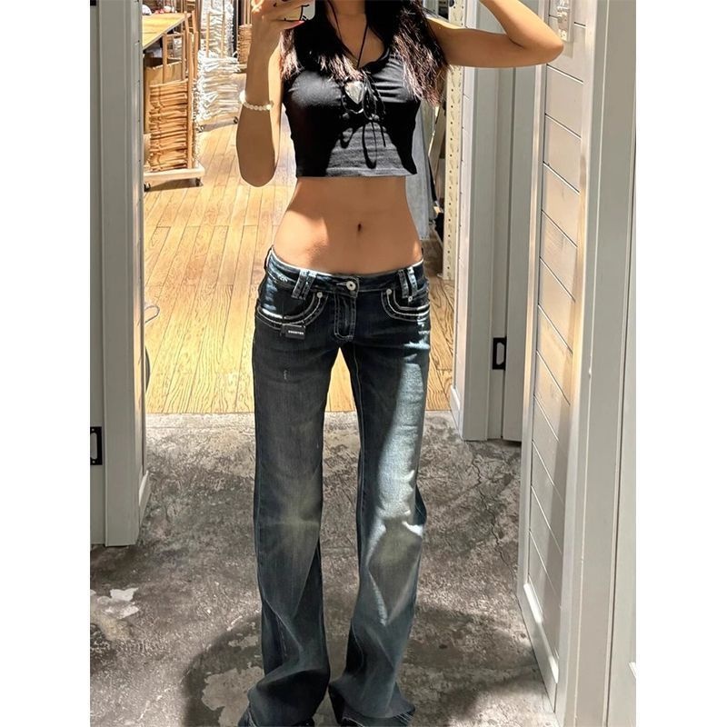 Bootcut Jeans Women Y2K Fashio - Street Fashion Week avaliação e preço