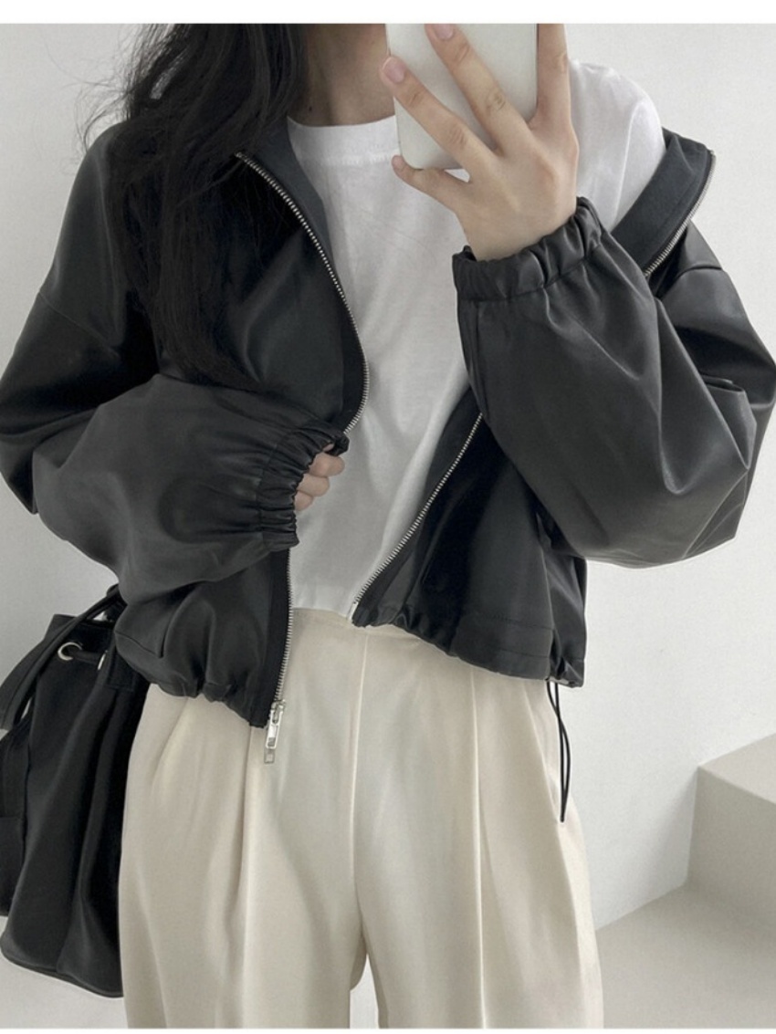 Alien Kitty Korea Solid Jacket - Street Fashion In Korea avaliação e preço
