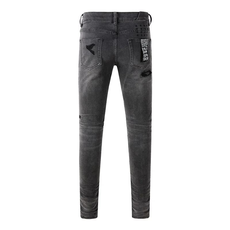 Men's High Street Distressed A - Distressed Jean Rip avaliação e preço