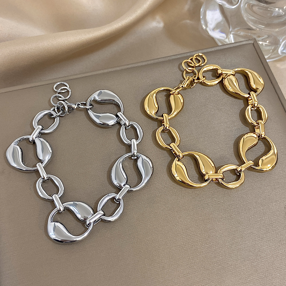 Stainless Steel Chunky Thick C - Street Fashion Mood avaliação e preço