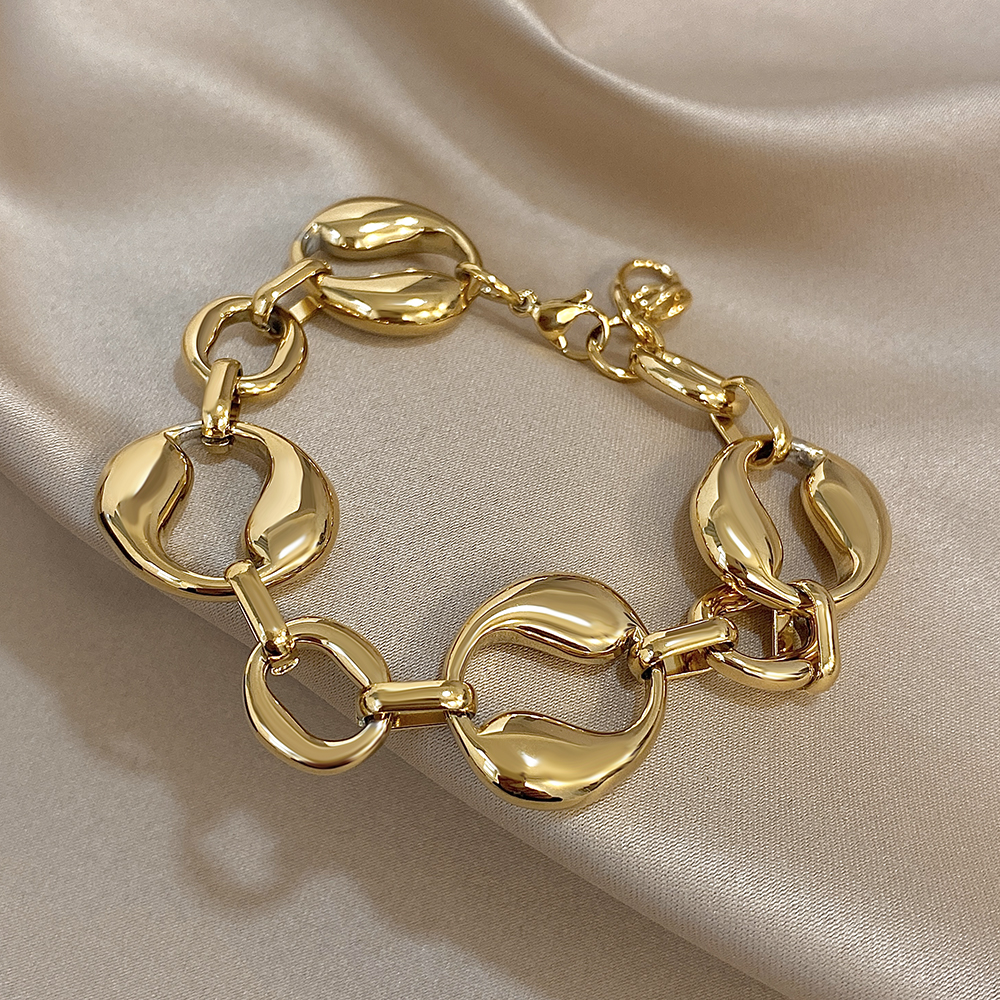 Stainless Steel Chunky Thick C - Street Fashion Mood avaliação e preço
