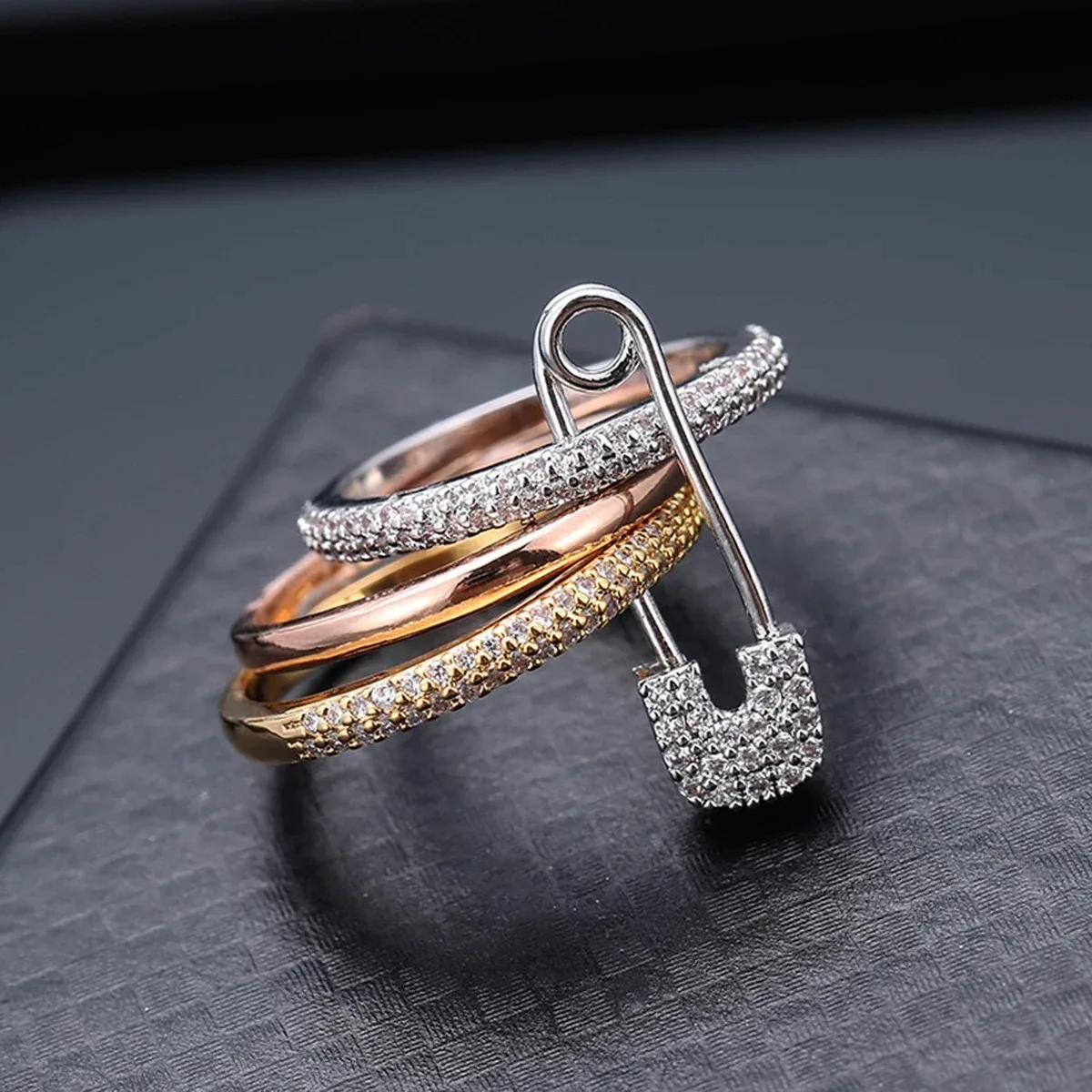 Paperclip zircon style ring st - Street Fashion Mood avaliação e preço