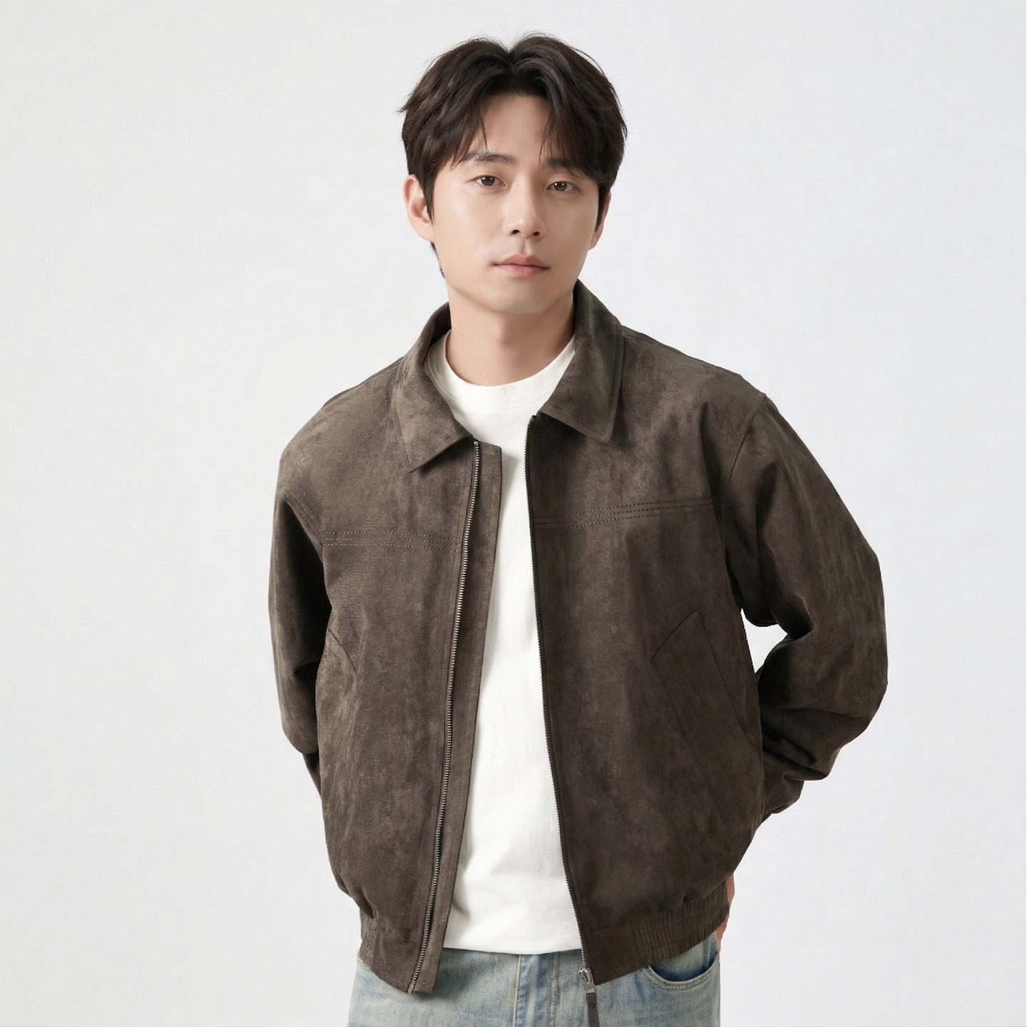 Men Cropped Boxy Minimalist Fa - Coach Jacket Bomber avaliação e preço