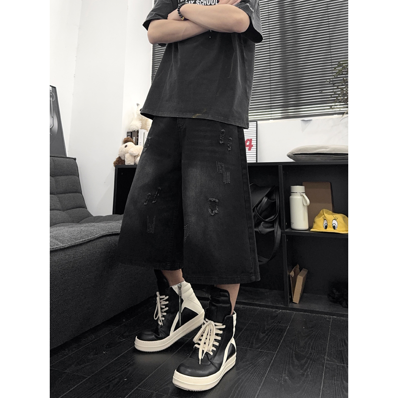 Unisex American Ins High Stree - Distressed Jean Rip avaliação e preço