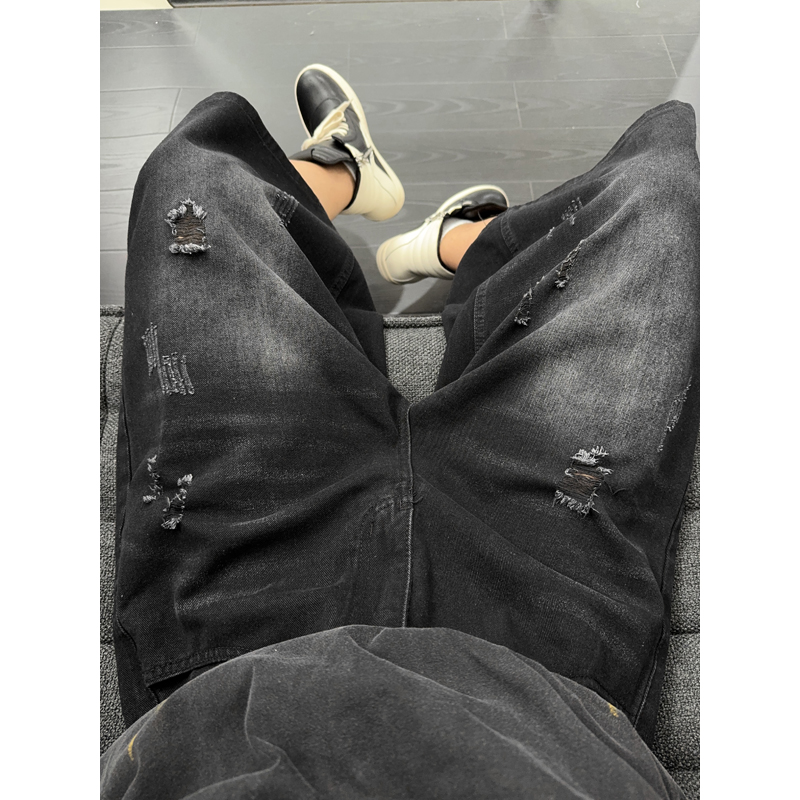 Unisex American Ins High Stree - Distressed Jean Rip avaliação e preço