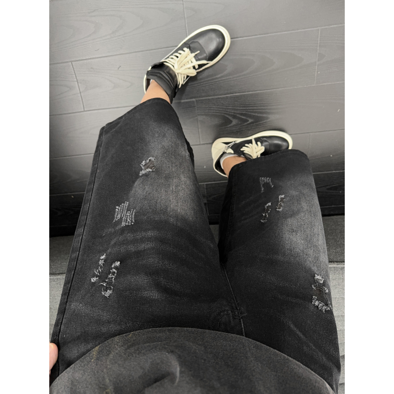 Unisex American Ins High Stree - Distressed Jean Rip avaliação e preço