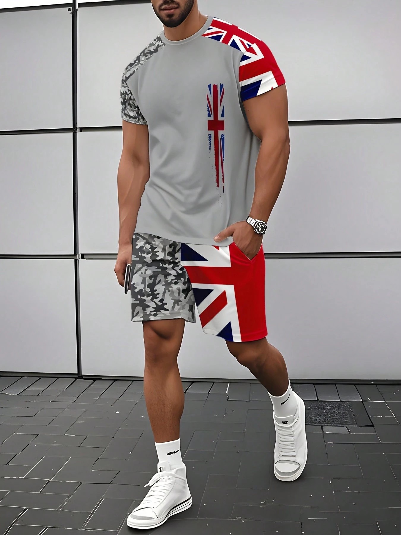 2026 Summer New Men's Short-Sl - Street Fashion China avaliação e preço
