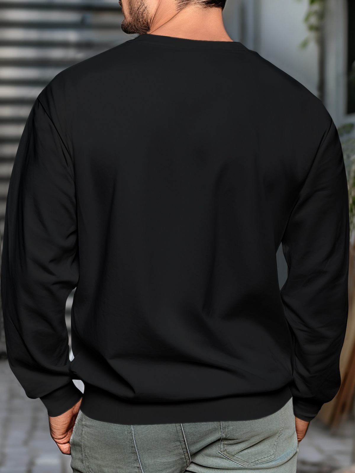 Men's Fashion Casual Round Nec - Street Fashion London avaliação e preço