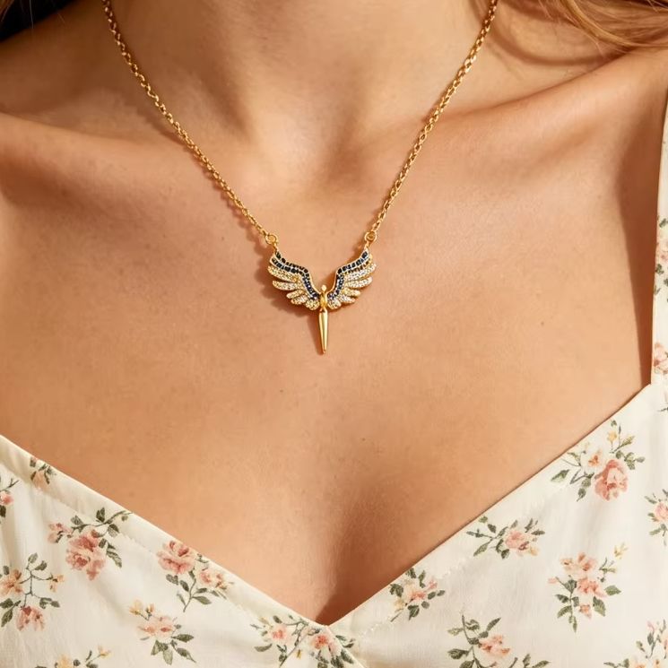 Angel Wings Necklace For Women - Street Fashion Mood avaliação e preço