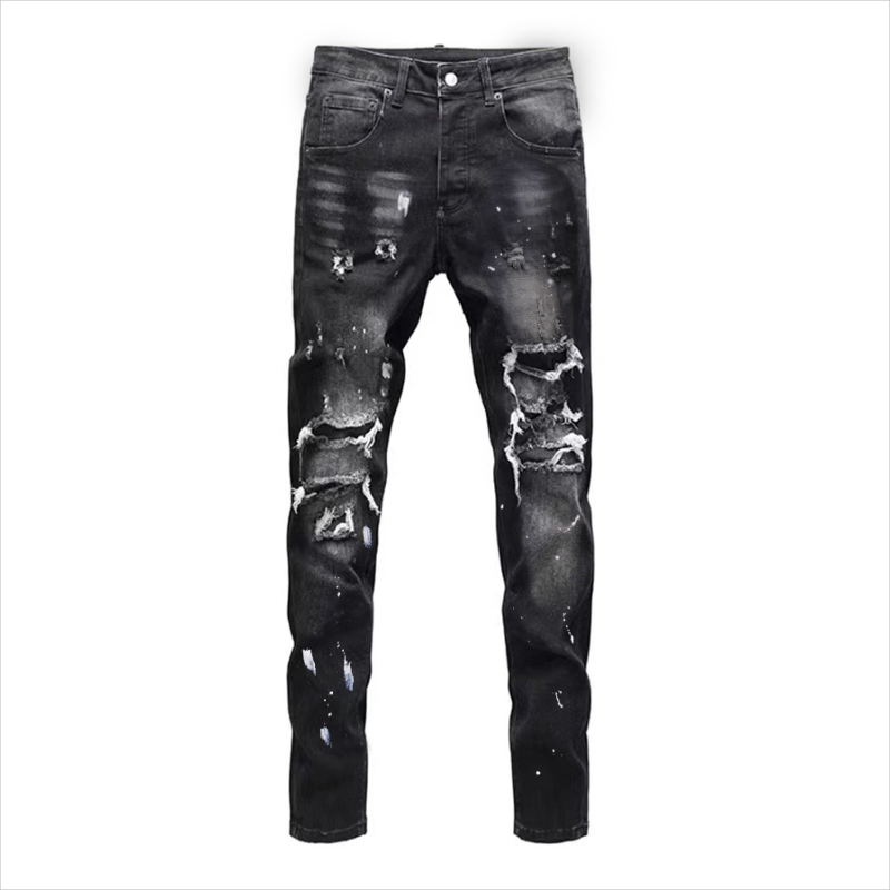 Vintage Washed Distressed Deni - Distressed Jean Rip avaliação e preço