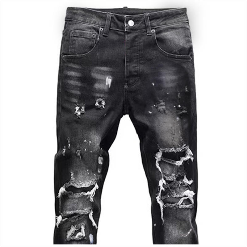 Vintage Washed Distressed Deni - Distressed Jean Rip avaliação e preço