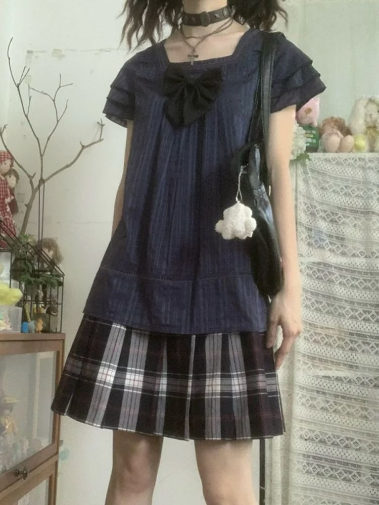 Vintage Japanese Style Two Pie - Street Fashion Harajuku avaliação e preço