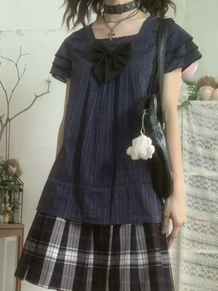 Vintage Japanese Style Two Pie - Street Fashion Harajuku avaliação e preço