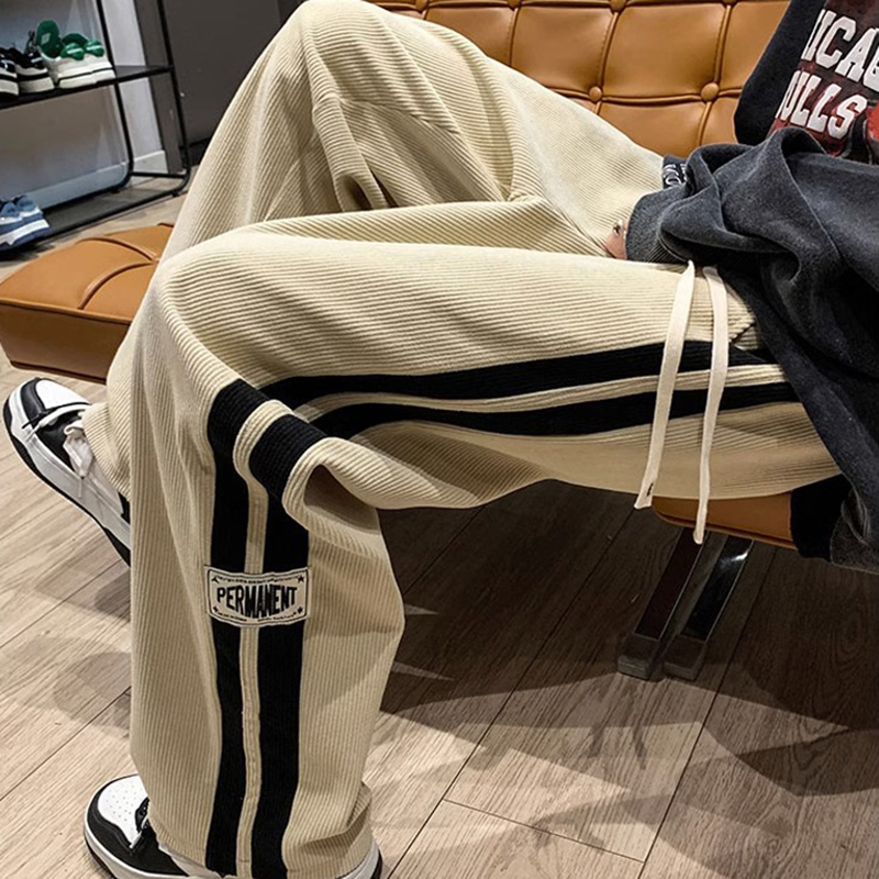 High Street Casual Pants Men W - Street Fashion Couple avaliação e preço