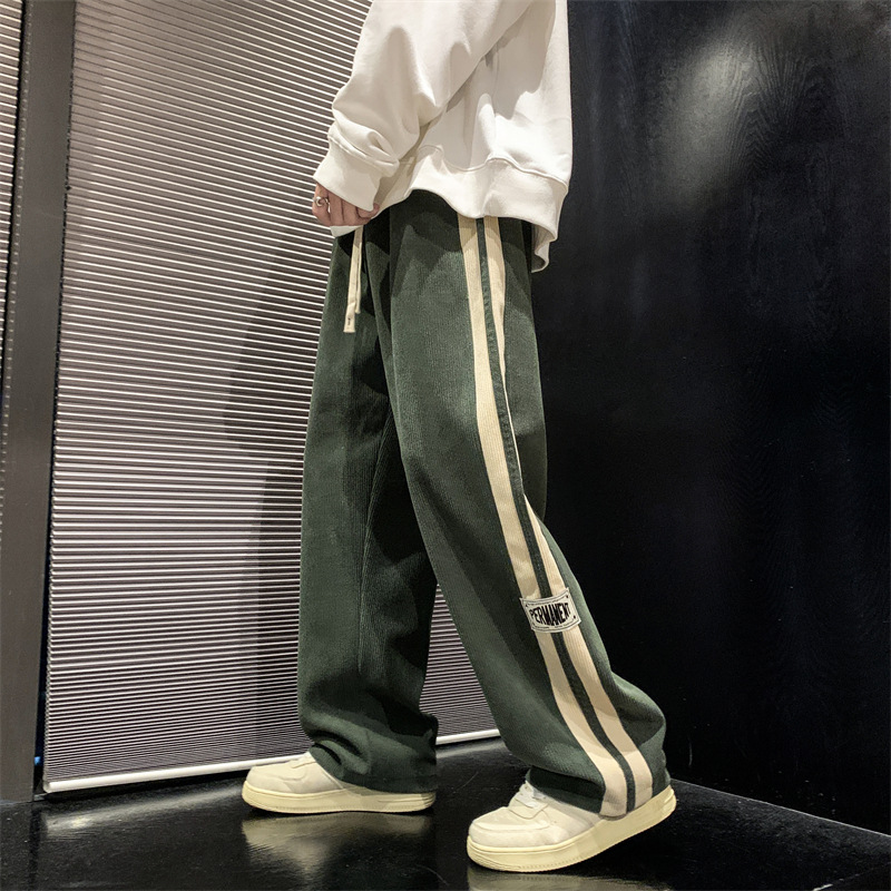 High Street Casual Pants Men W - Street Fashion Couple avaliação e preço
