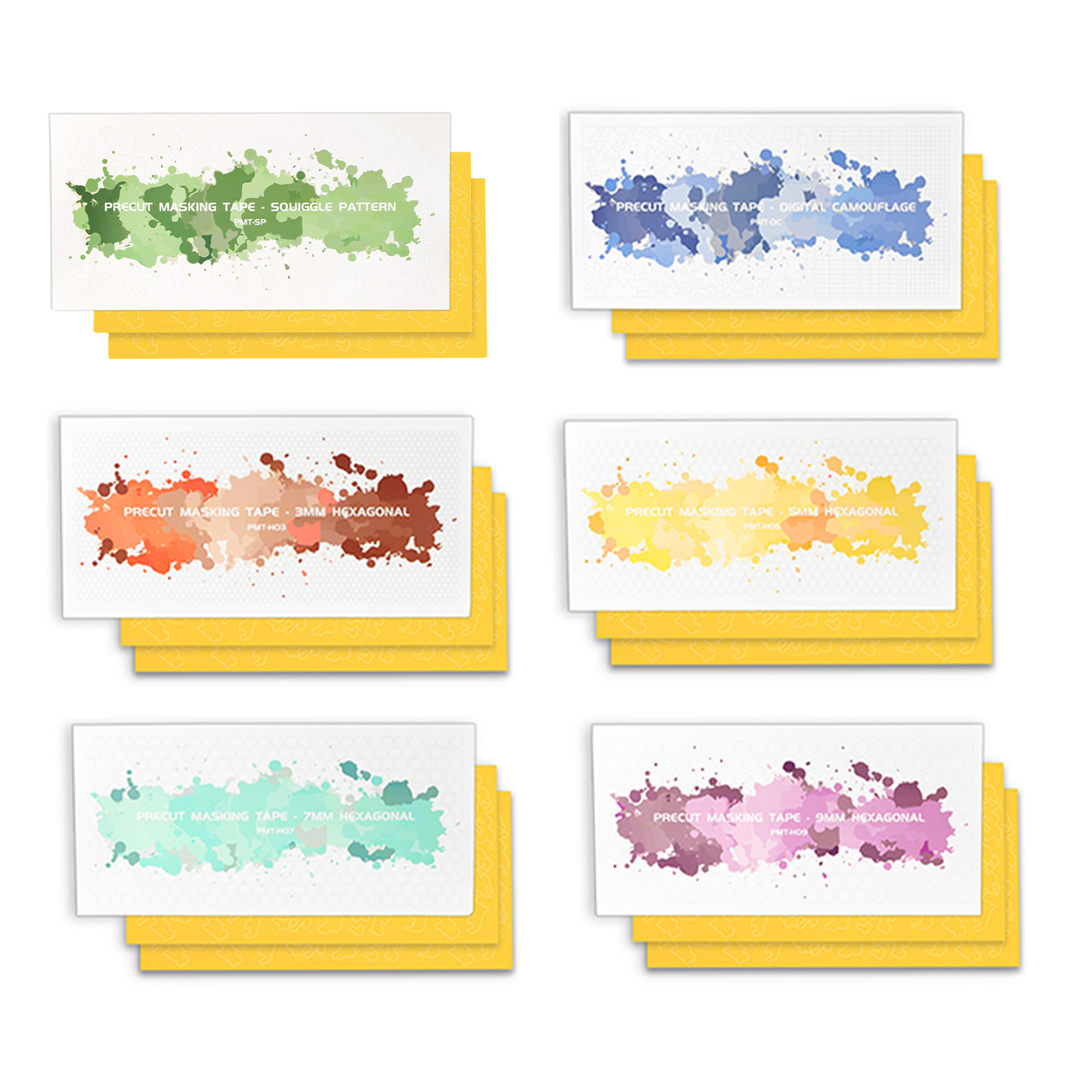 DSPIAE Precut Masking Tape PMT - Camo Pattern Set avaliação e preço