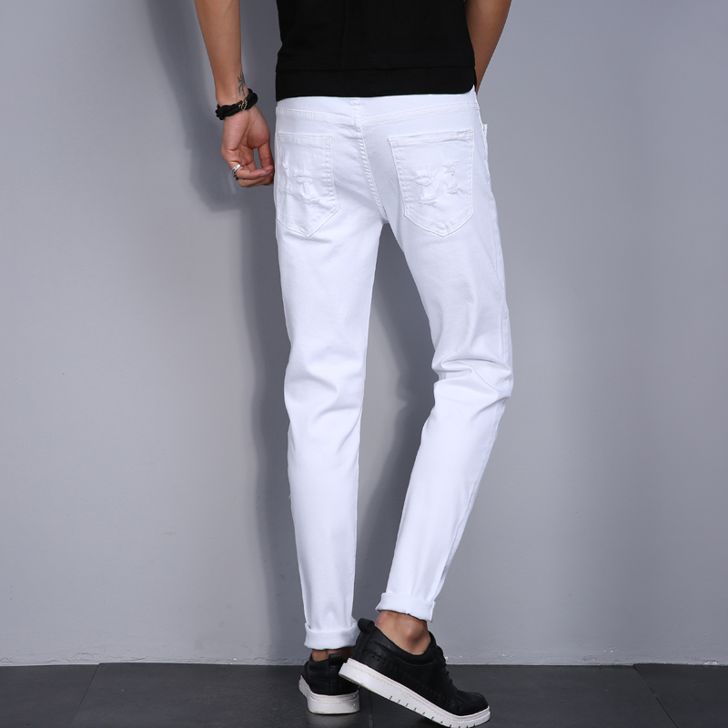 High Street Fashion Men Jeans  - Street Fashion In Korea avaliação e preço