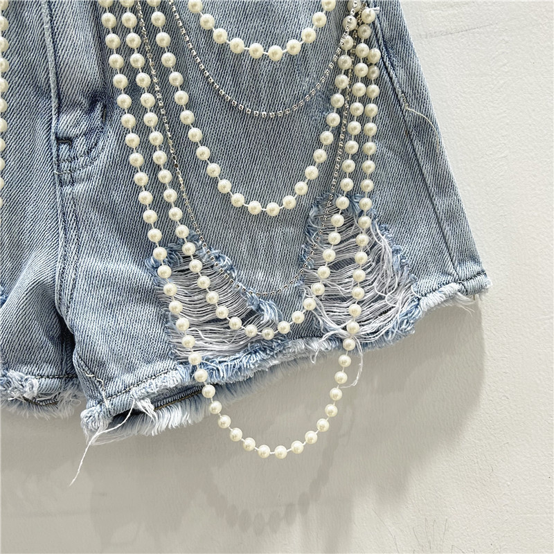 Ripped Holes Distressed Jean D - Distressed Jean Rip avaliação e preço