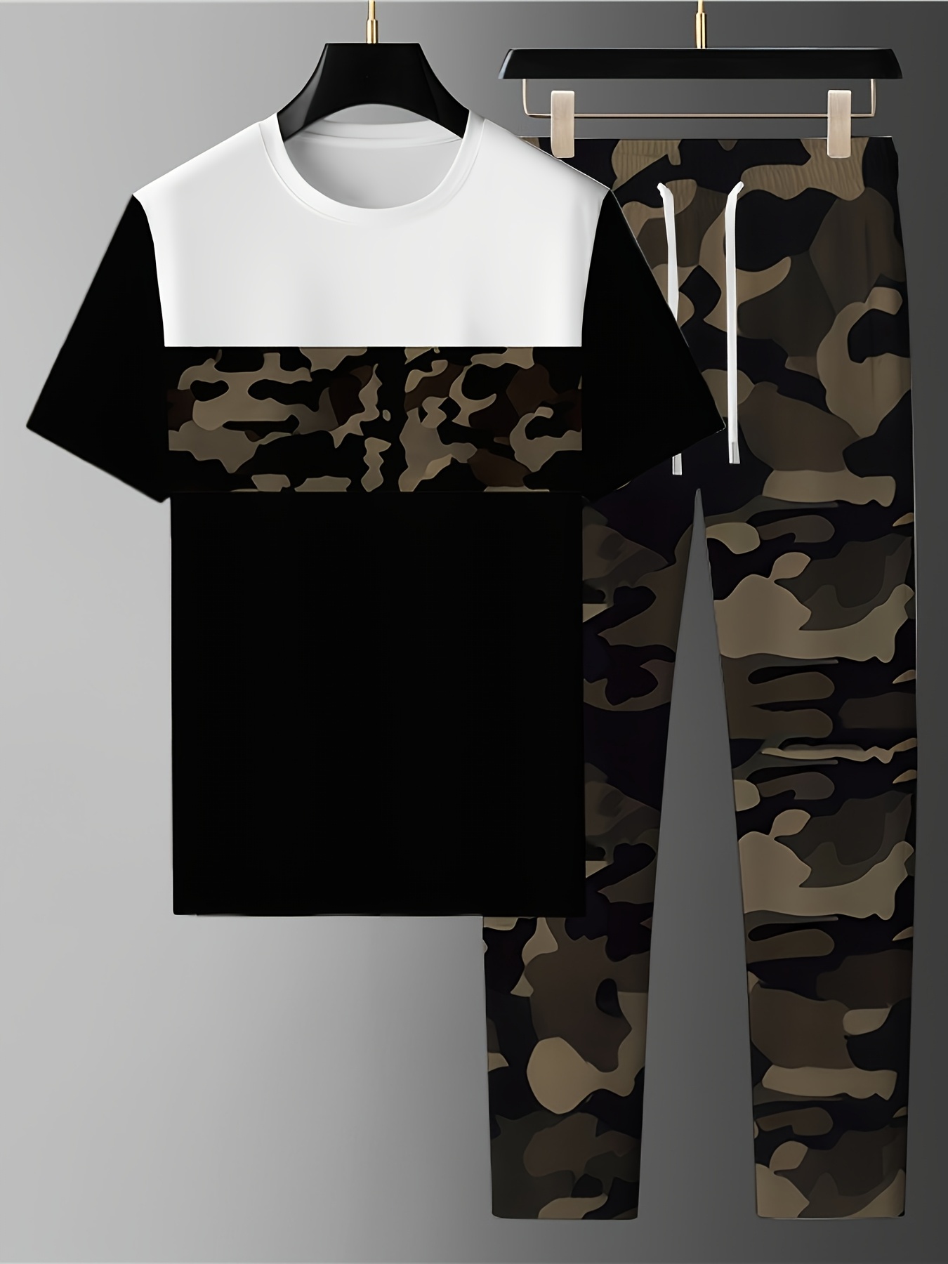 2026 Summer New Men's Short-Sl - Camo Pattern Set avaliação e preço