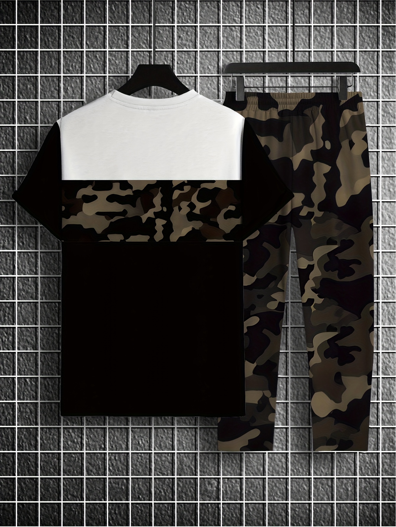 2026 Summer New Men's Short-Sl - Camo Pattern Set avaliação e preço