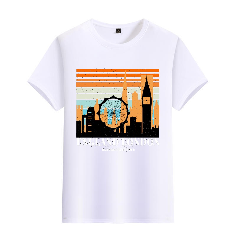 Men's Black Round-Neck Short-S - Street Fashion London avaliação e preço