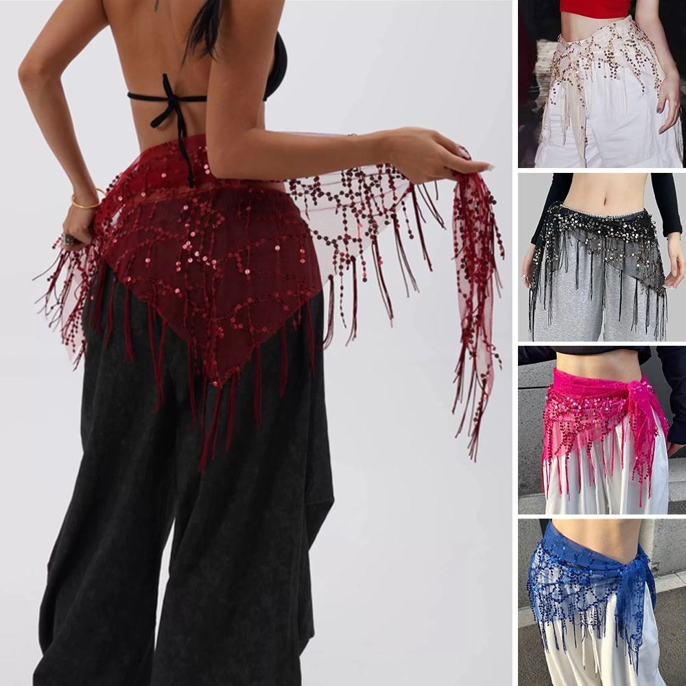 Fashion Sequins Belly Dance Be - Street Fashion Show avaliação e preço
