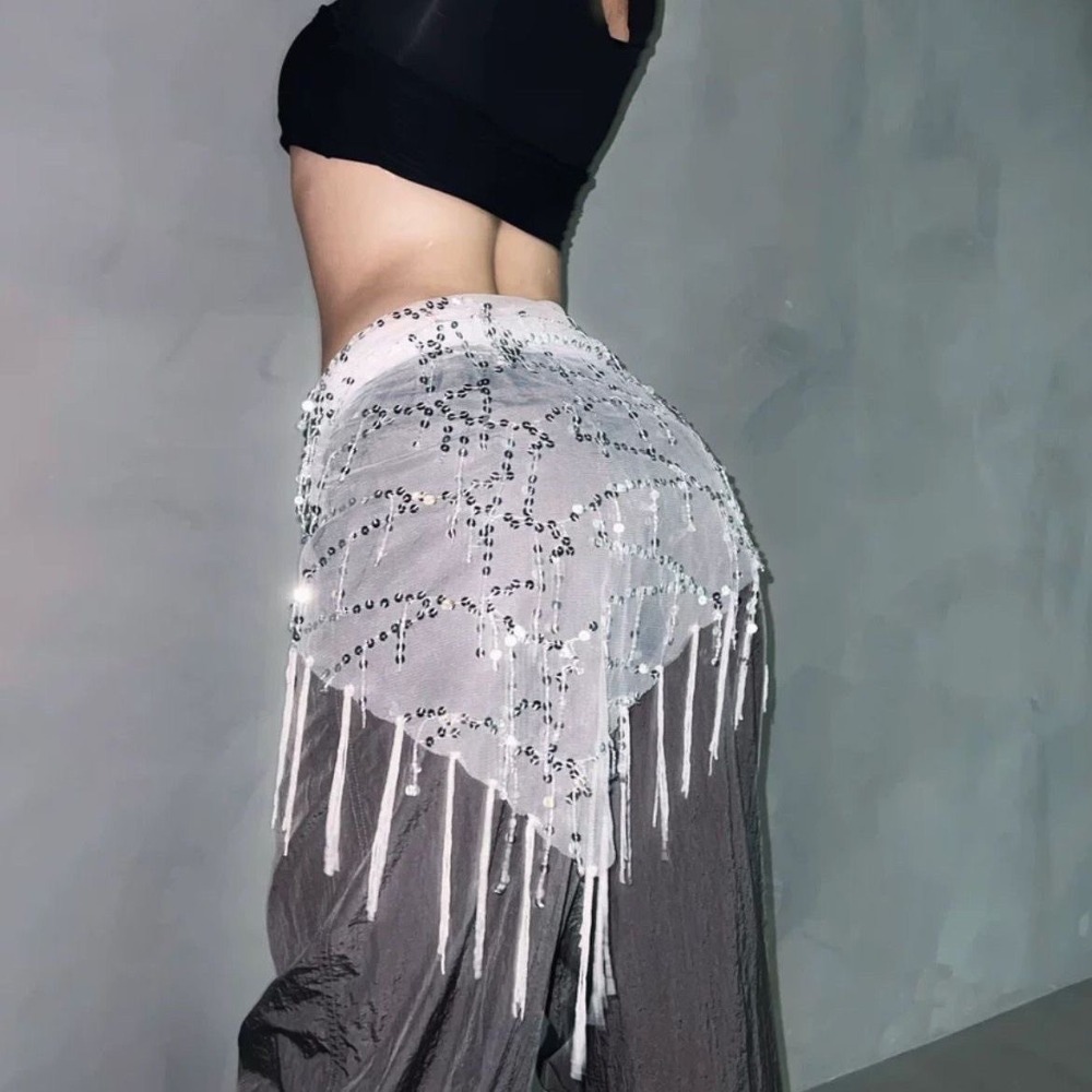 Fashion Sequins Belly Dance Be - Street Fashion Show avaliação e preço