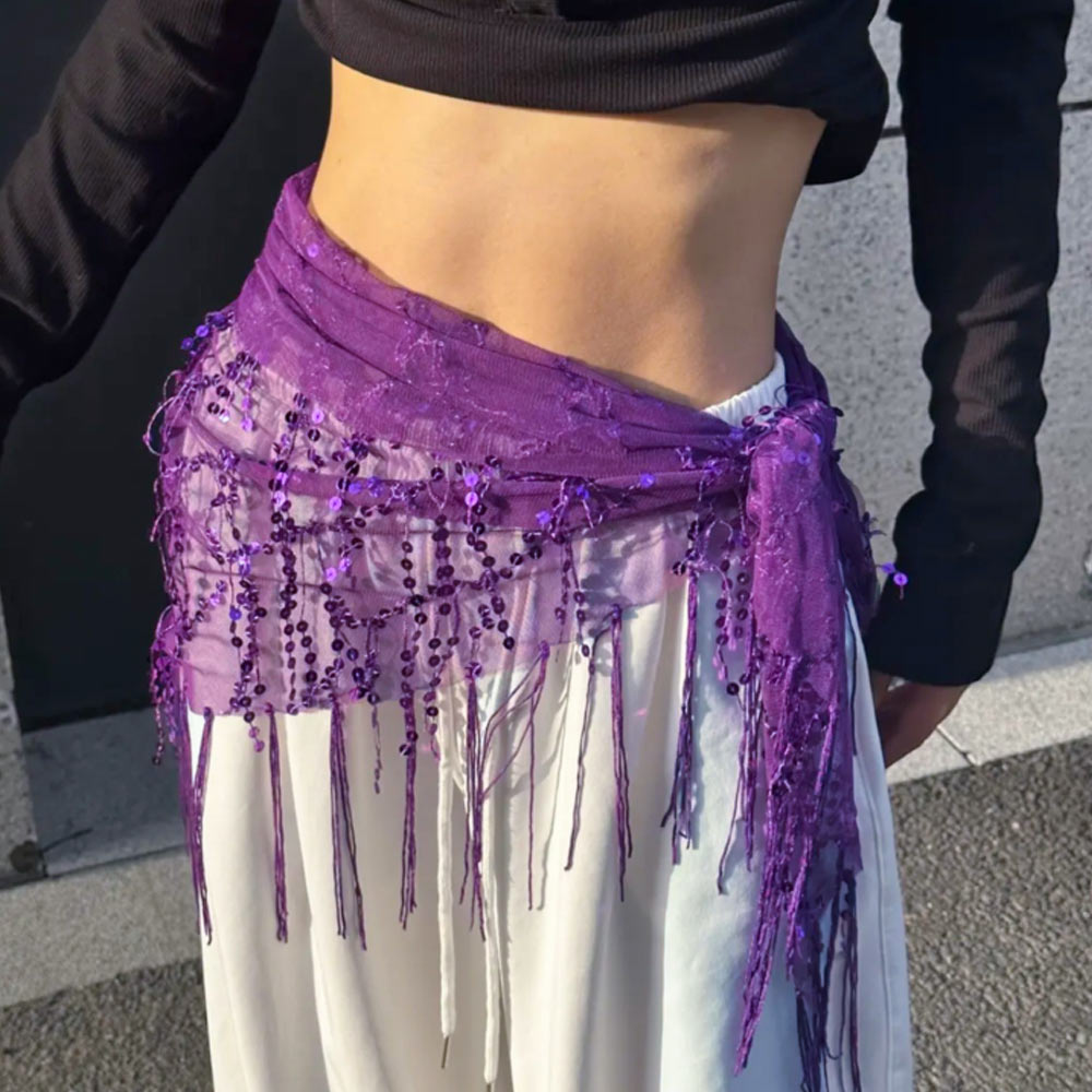Fashion Sequins Belly Dance Be - Street Fashion Show avaliação e preço