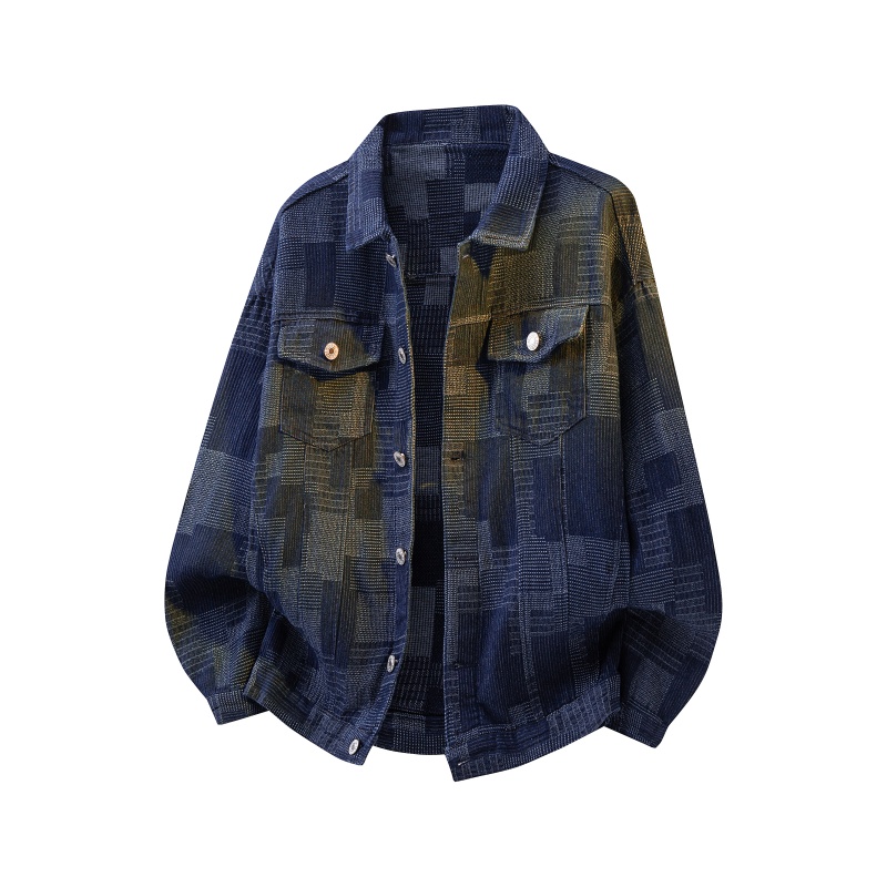 2026 Spring Men Washed Denim J - Street Fashion Couple avaliação e preço