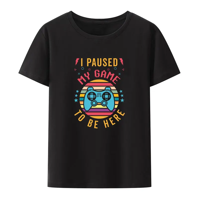 Funny Gaming Quotes I Paused M - Street Fashion Quotes avaliação e preço