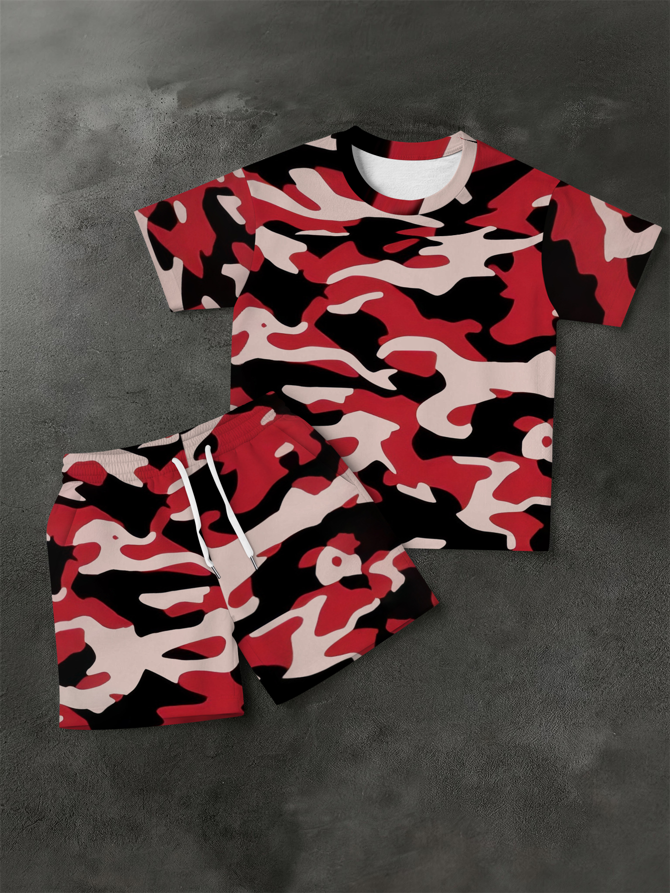 2026 Summer New Men's Short-Sl - Camo Pattern Set avaliação e preço