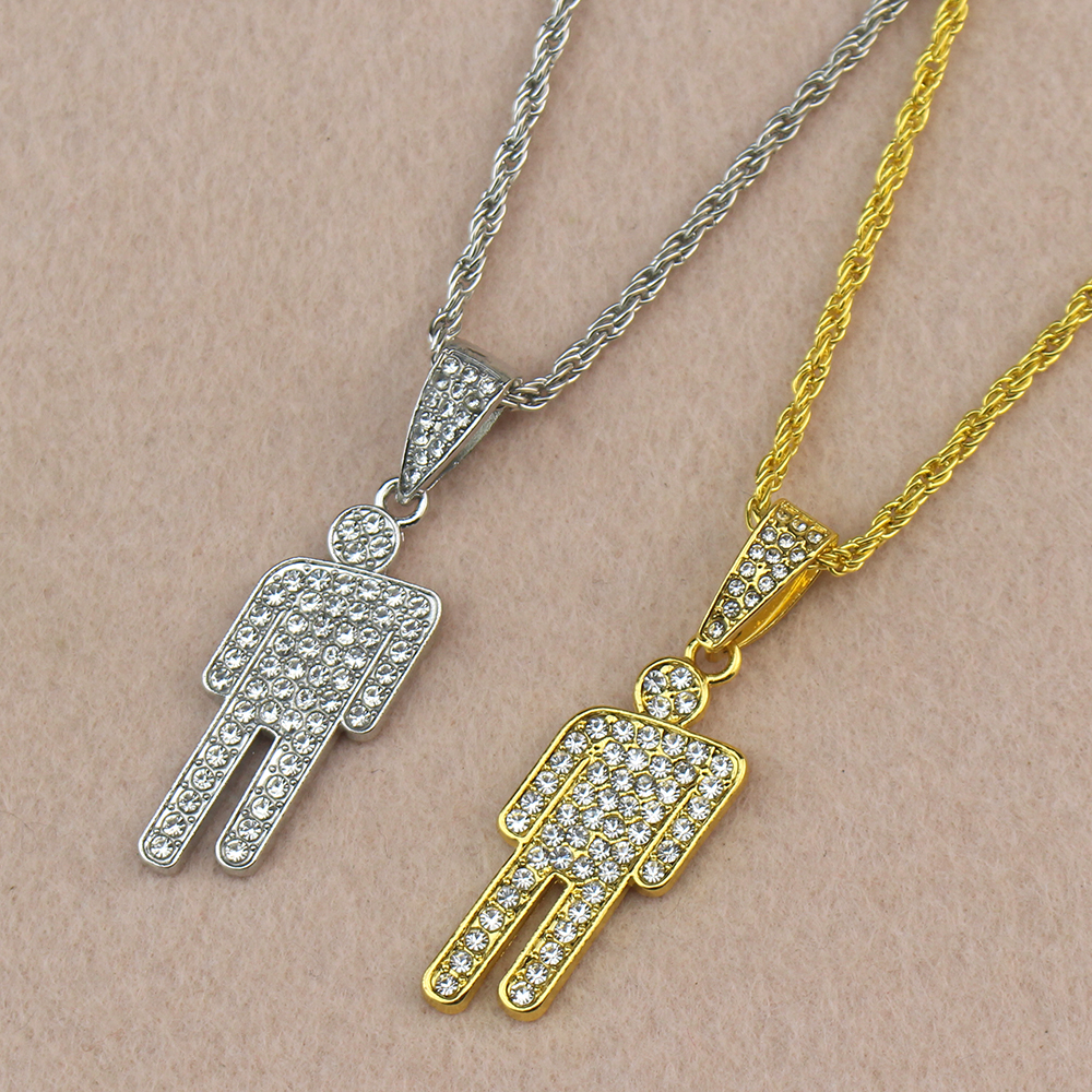 Hip Hop Necklace Stainless Ste - Street Fashion Couple avaliação e preço