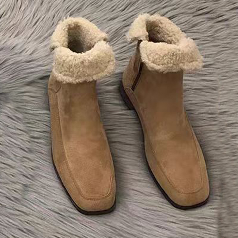 2026 New Fur Ankle Boots for W - Street Fashion Dress avaliação e preço
