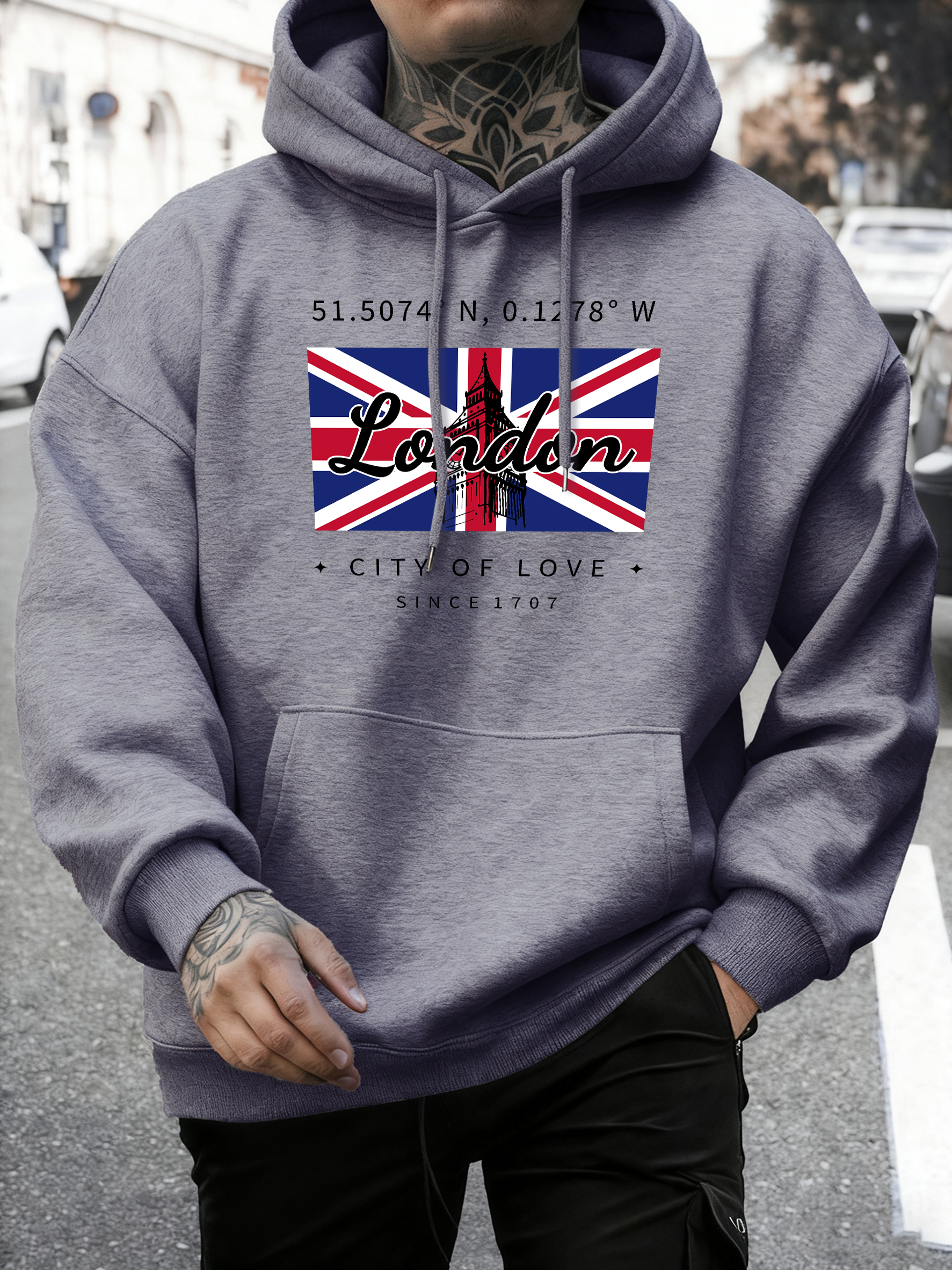 London City Of Love Flag Print - Street Fashion London avaliação e preço