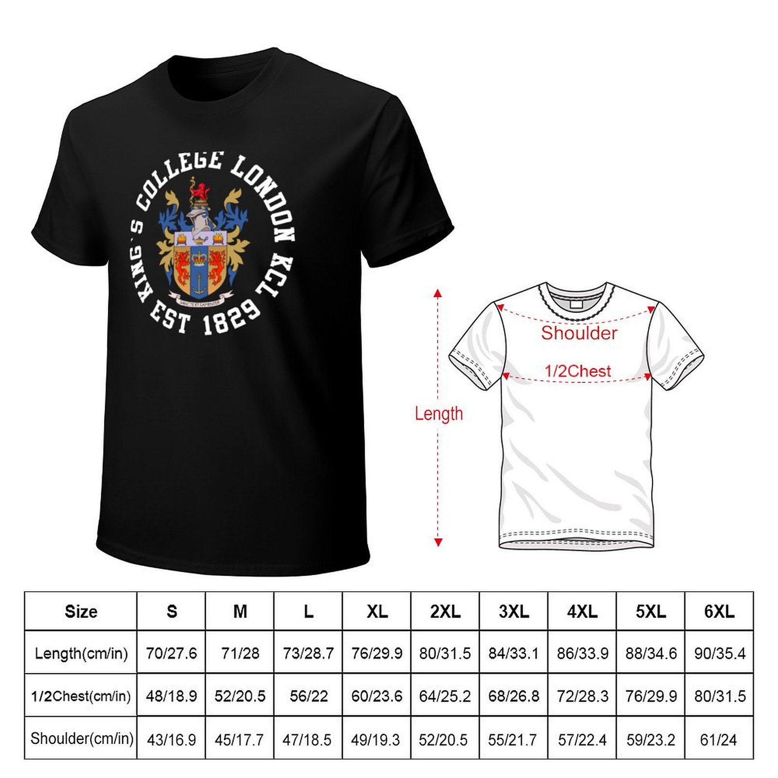 Kings College London logo KCL  - Street Fashion London avaliação e preço