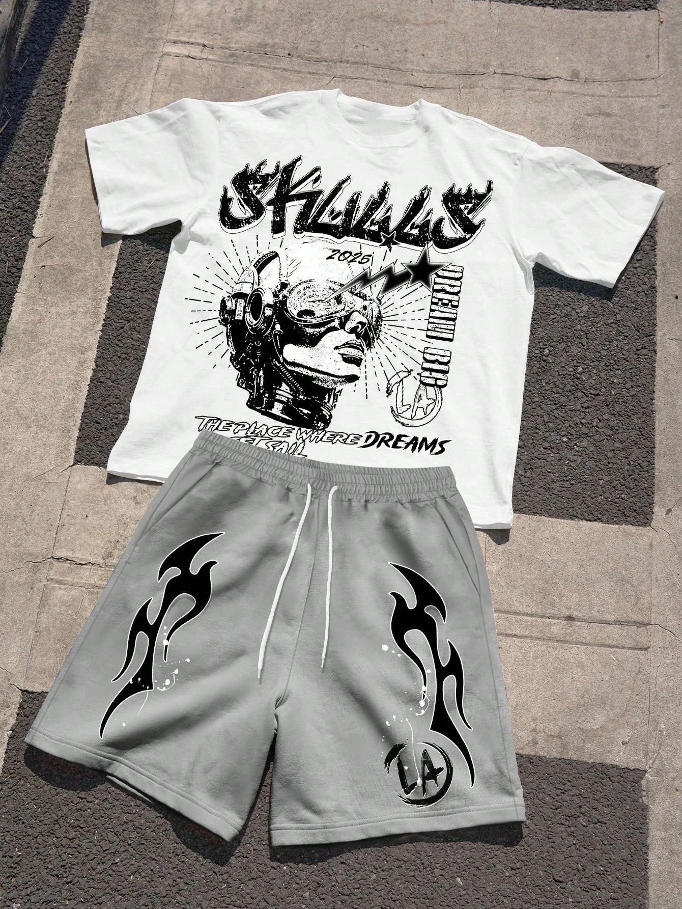 2026 Summer New Men's Short-Sl - Street Fashion China avaliação e preço