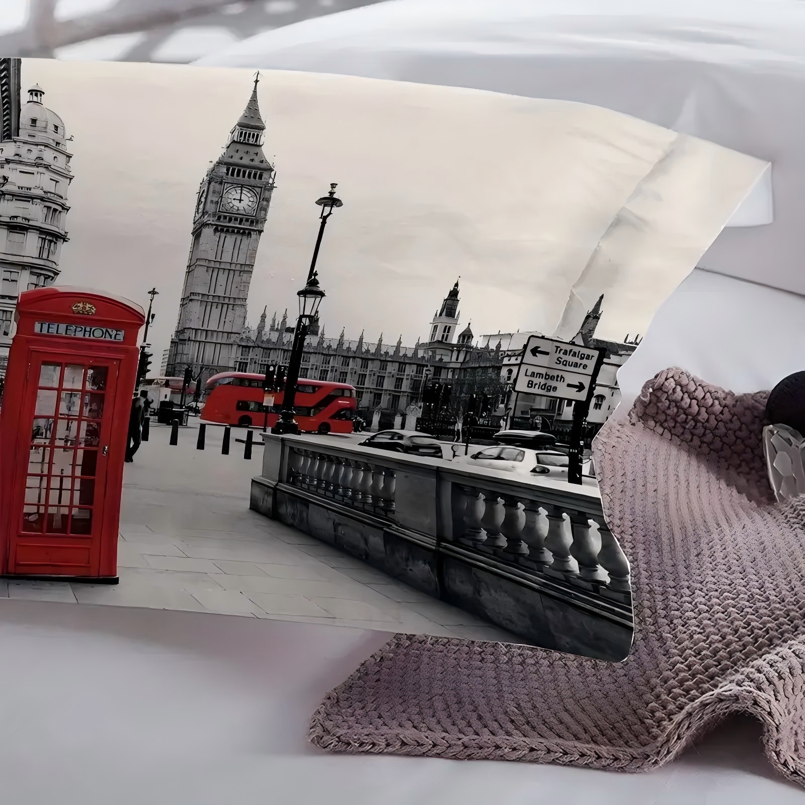 London Street Pattern 3D Print - Street Fashion London avaliação e preço