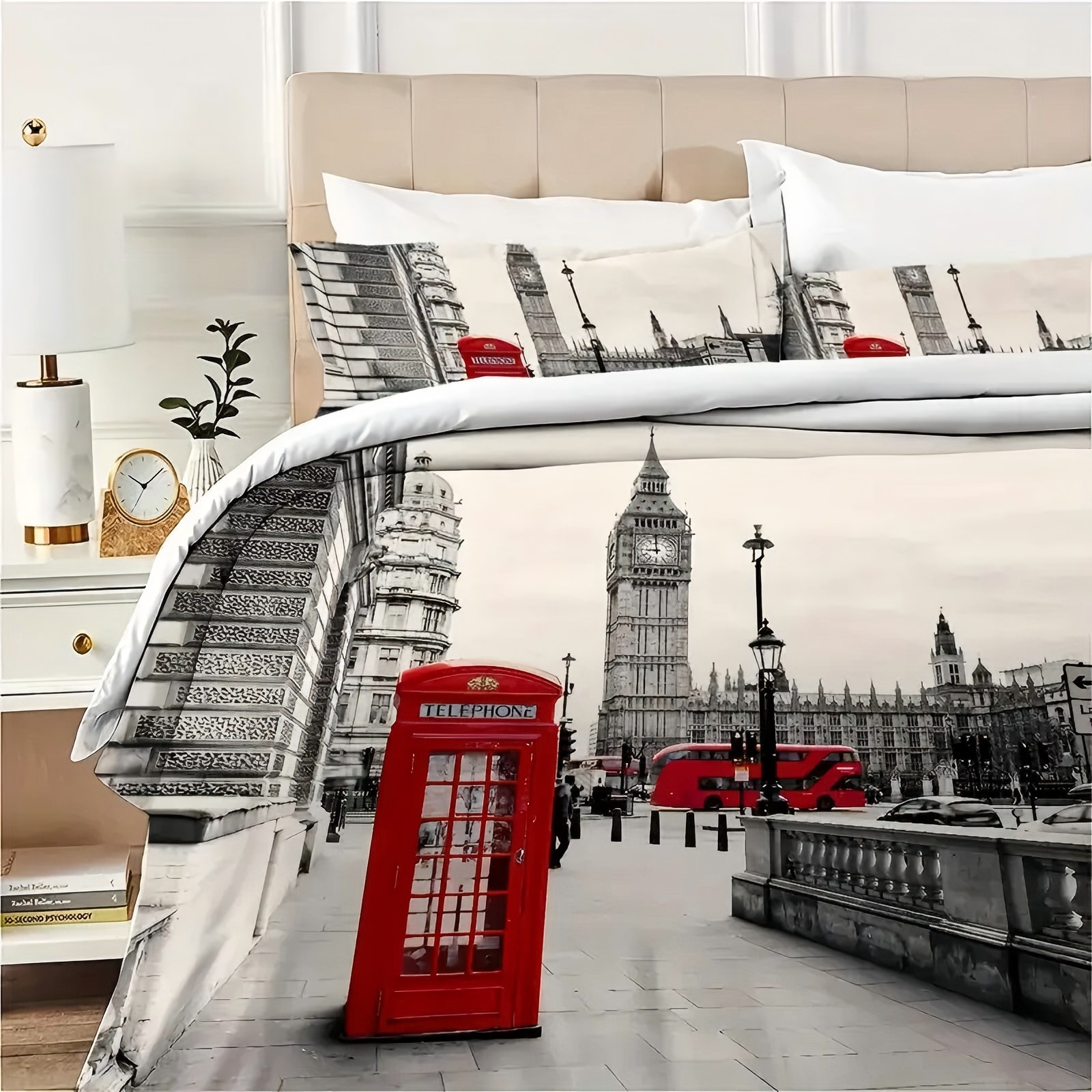 London Street Pattern 3D Print - Street Fashion London avaliação e preço