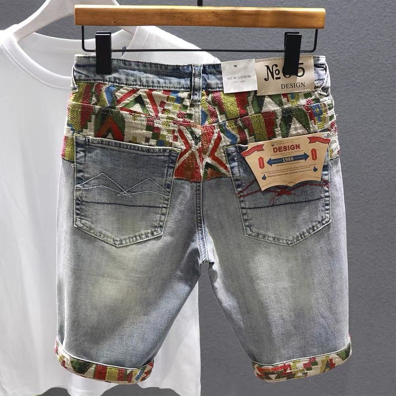 Man Denim Shorts Selvedge Mult - Distressed Jean Rip avaliação e preço