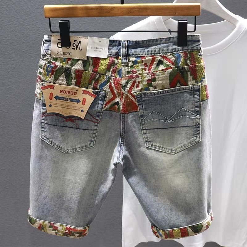 Man Denim Shorts Selvedge Mult - Distressed Jean Rip avaliação e preço