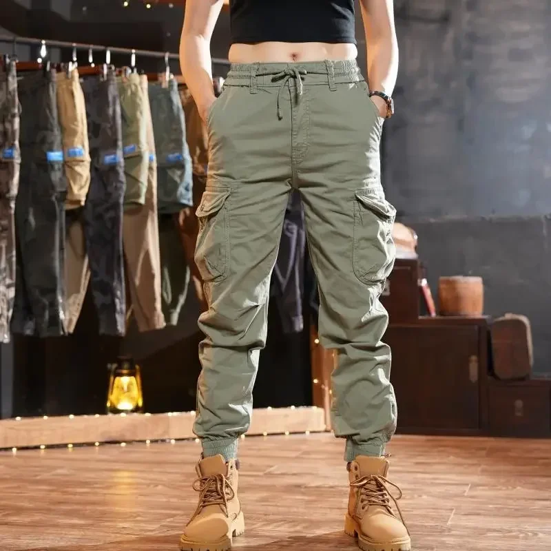 Multi Pocket Outdoor Trousers  - Street Fashion Harajuku avaliação e preço
