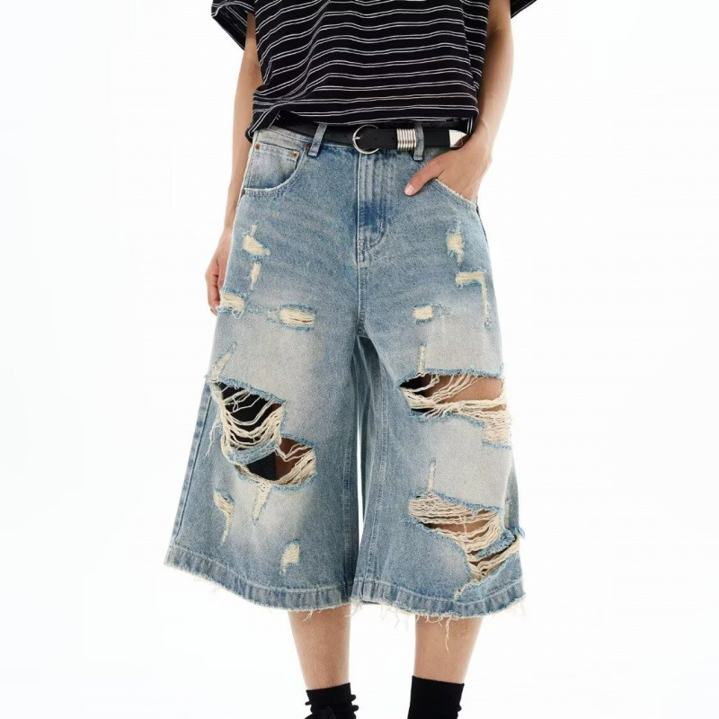 New Men Vintage Ripped Baggy S - Distressed Jean Rip avaliação e preço