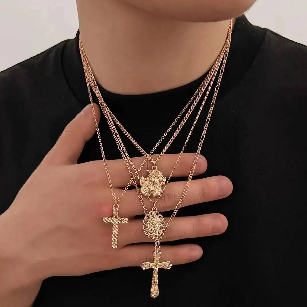 Ingemark 4Pcs/Set Retro Jesus  - Street Fashion Mood avaliação e preço
